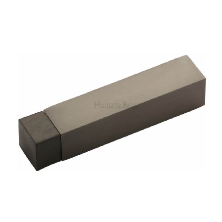 Heritage Square Wall Mounted Door Stop V1084 Matt Bronze