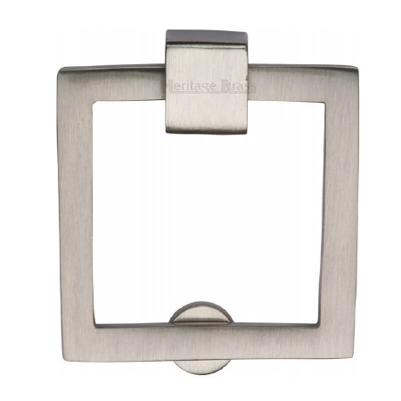Heritage Square Cabinet Drop Handle C6311 Satin Nickel