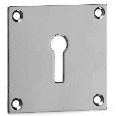 Square Standard Profile Escutcheon Polished Chrome