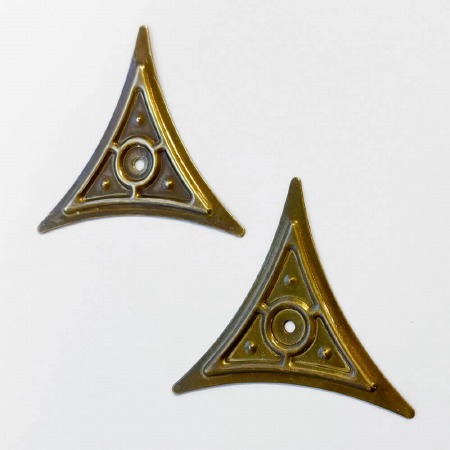 Dust Corners Antique Satin Brass For Stairs & Skirtings