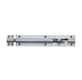 Heritage Straight Door Bolt C1584 8" Satin Chrome