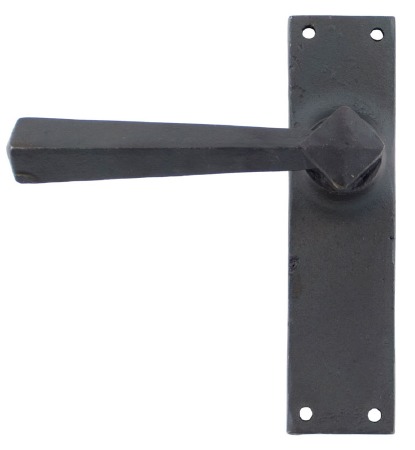 From The Anvil Straight Door Handle Latch Beeswax