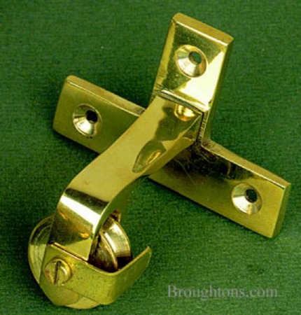 Door Bell Pulley Renovated Brass