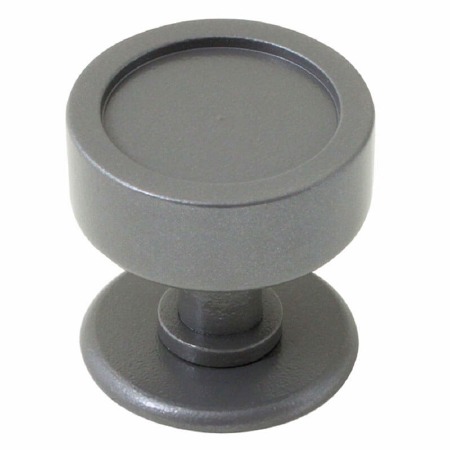 Stonebridge Taunton Centre Door Knob Armor Coat Satin Steel