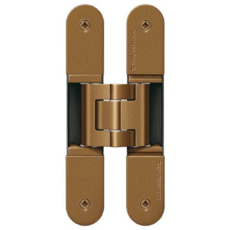 Tectus 340 3D Concealed Hinge Light Bronze