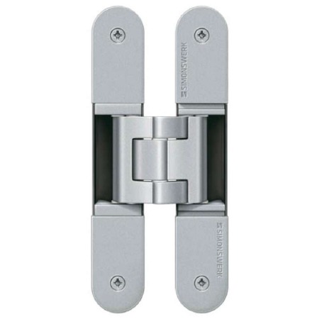 Tectus 340 3D Concealed Hinge Satin Chrome Look