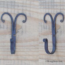 Rams Head Hooks 75mm Forged Iron