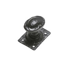 Kirkpatrick 1089 Oval Rim Knobs Antique Black