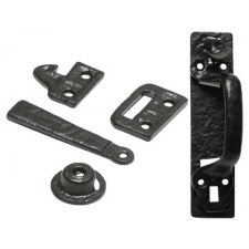 Kirkpatrick 1124 Canadian Thumb Latch Antique Black