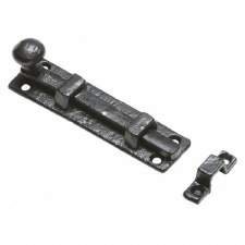 Kirkpatrick 1131 Straight Door Bolt 4" Antique Black