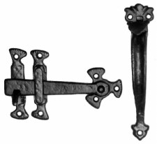 Kirkpatrick 1147 Suffolk Thumb Latch Antique Black