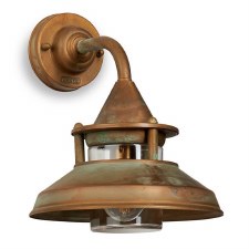 Conic Outdoor Wall Light Aged Copper Conic Outdoor Wall Light Aged Copper