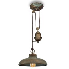 Samoa Rise & Fall Pendant 1336 Aged Copper