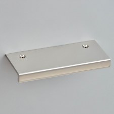 Linear Top Fix Cabinet Edge Pull Polished Nickel 100mm