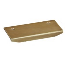 Moderne Top Fix Cabinet Edge Pull Light Antique Brass 100mm