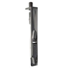 Lever Flush Bolt 6" Black Nickel