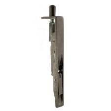 Lever Flush Bolt 6" Distressed Silver