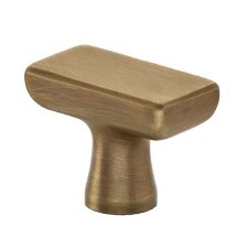 Croft 1625 Capital Cabinet Knob Light Antique Brass