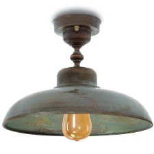 Samoa Semi Flush Light 1653 Aged Copper