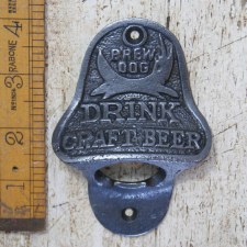 BREW DOG Bottle Opener Waxed Cast Iron BREW DOG Bottle Opener Waxed Cast Iron