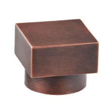 Square Cabinet Knob Autumn Bronze