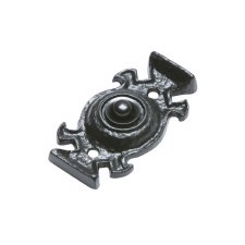 Kirkpatrick 1753 Door Bell Push Antique Black