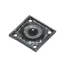 Kirkpatrick 1759 Square Door Bell Push Black