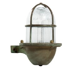 Santorini Outdoor Wall Light 181 Aged Copper