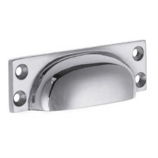 Cast Drawer Pull Polished Chrome