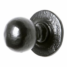 Kirkpatrick 1949 Cupboard Door Knob Bolt Fix Antique Black