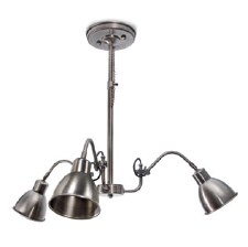 Luci Chandelier 3 Light Aged Nickel