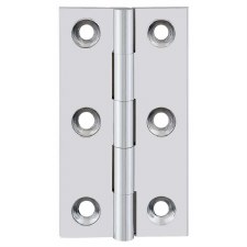 Butt Hinge 0960 63.5x35mm Polished Chrome