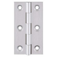 Butt Hinge 0960 63.5x35mm Satin Chrome