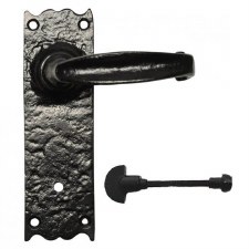 Kirkpatrick 2454 Bathroom Lever Handles Antique Black