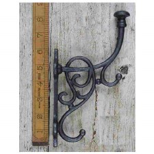 Stave Decorative Hat & Coat Hook in Iron Stave Decorative Hat & Coat Hook in Iron