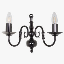 Flemish Double Wall Light Gunmetal