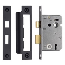 Heritage 3 Lever Sashlock YKSL32N 2.5" Matt Black