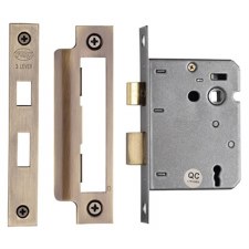 Heritage 3 Lever Sashlock YKSL33N 3" Antique Brass Heritage 3 Lever Sashlock YKSL33N 3" Antique Brass