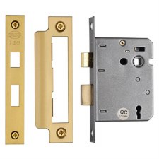 Heritage 3 Lever Sashlock YKSL33N 3" Satin Brass Heritage 3 Lever Sashlock YKSL33N 3" Satin Brass