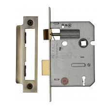 Heritage 3 Lever Sashlocks YKASL33 Antique Brass 3"