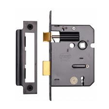 Heritage 3 Lever Sashlocks YKASL33 Black 3"