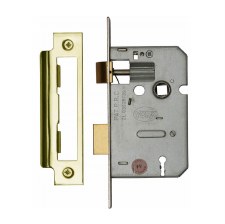 Heritage 3 Lever Sashlocks YKASL32 Polished Brass 2.5"