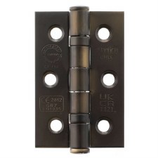 Grade 7 Ball Bearing Butt Hinges 3" x 2" Urban Dark Bronze