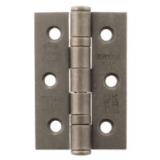 Grade 7 Ball Bearing Butt Hinges 3" x 2" Distressed Silver