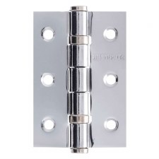 Grade 7 Ball Bearing Butt Hinges 3" x 2" Polished Stainless Steel