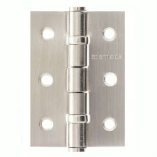 Grade 7 Ball Bearing Butt Hinges 3" x 2" Satin Stainless Steel