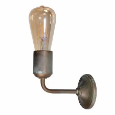 Lumen Fixed Arm Wall Light 3091 Aged Copper