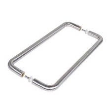 Heritage 316 Steel Back to Back Pull Handle 425mm Satin Stainless Steel