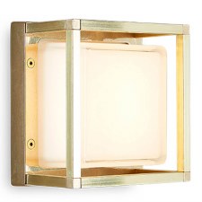 Ice Cubic Flush Light LED 3404 Natural Brass