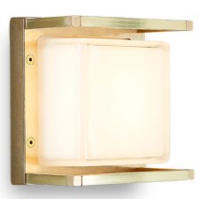 Ice Cubic Flush Wall Light 3405 Natural Brass